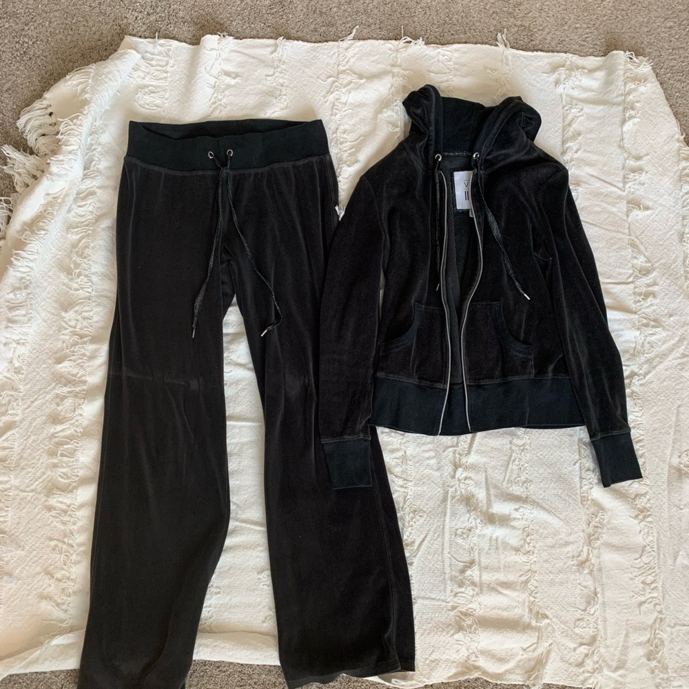 VS Black Velvet Sweat SET